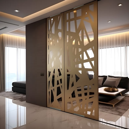 Bronze Partition Wall, Indoor Privacy Screen