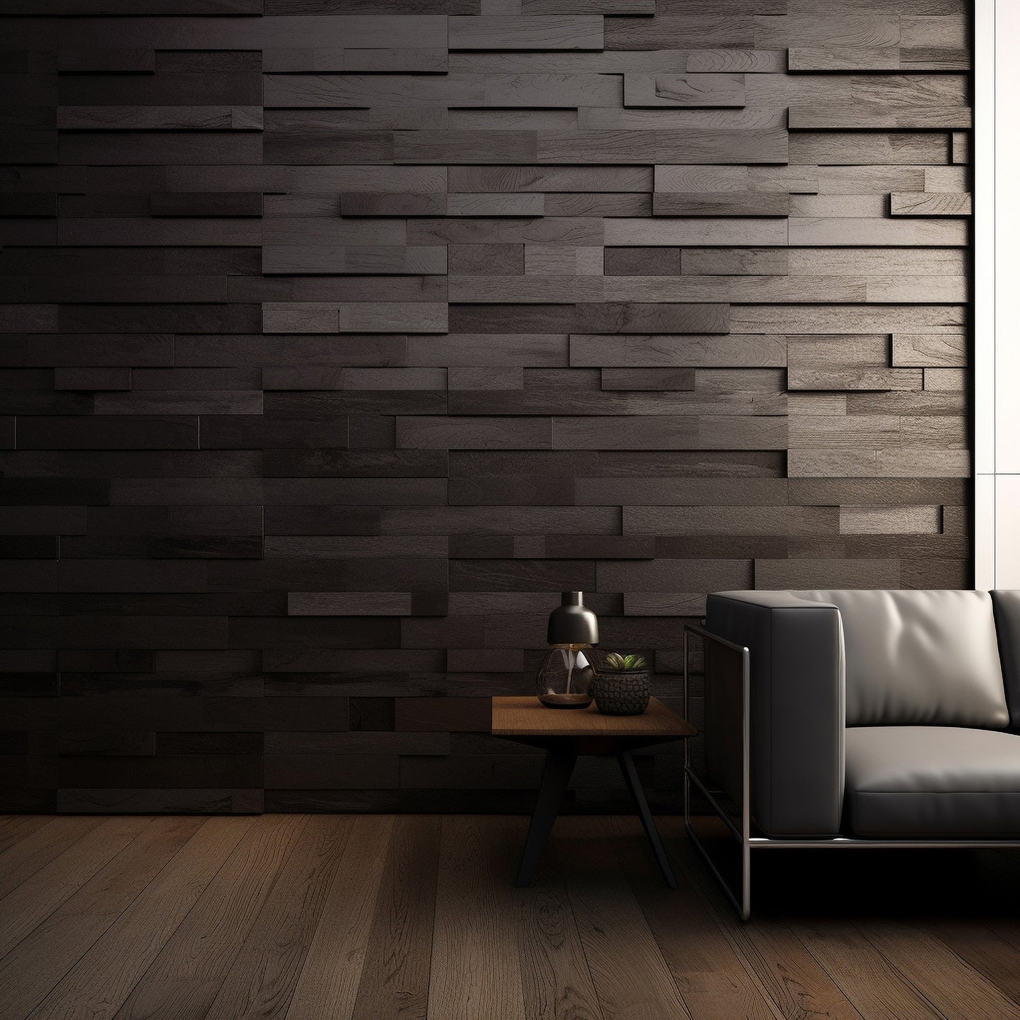 Acoustic wooden Bricks gray 