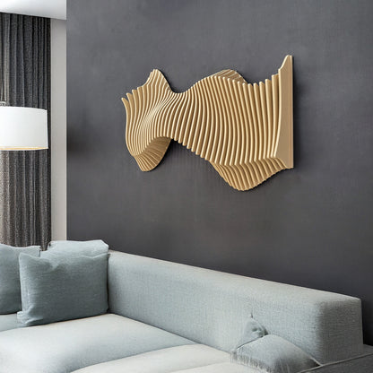 Parametric 3D Wall Art Desert Sands Symphony