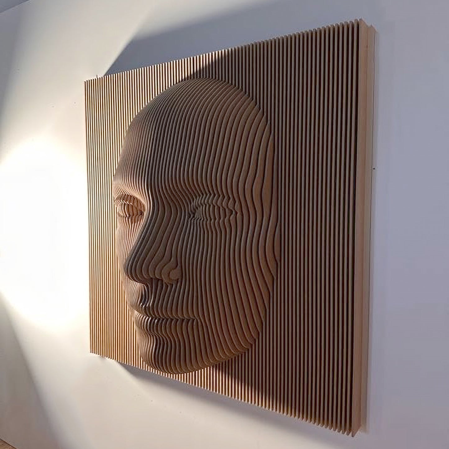 Face_Parametric_3d_wooden