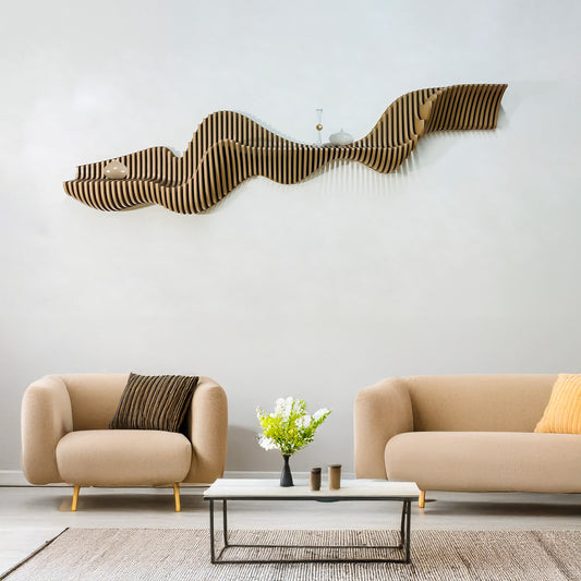 Parametric_Shelf_glossy light brown