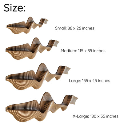 Parametric shelves size