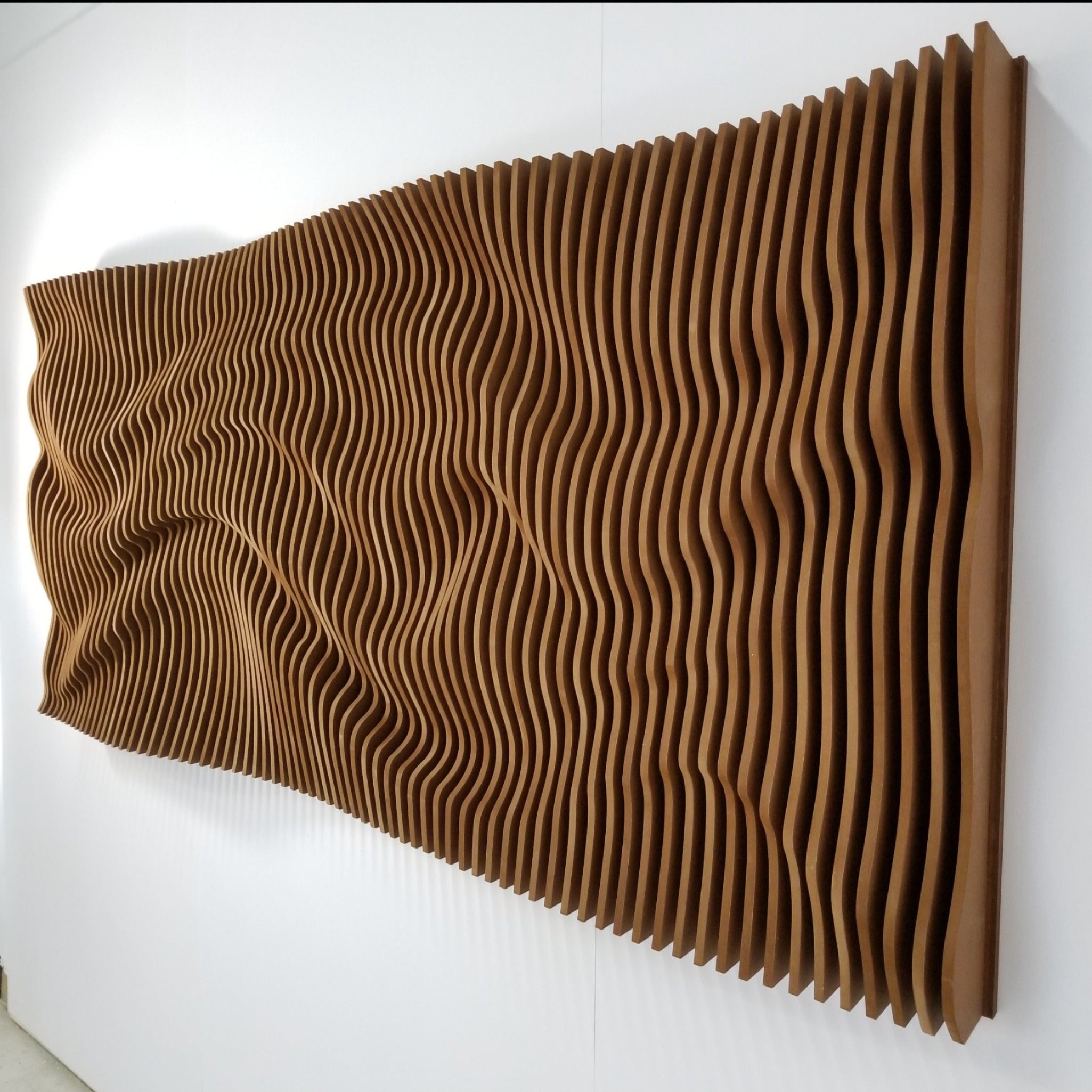 Acoustic Panel 3d Wood Wall Art, Wooden Wall popular Decor, Sound diffuser