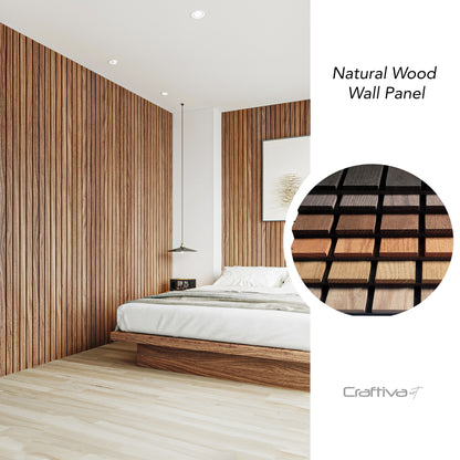 Accent Wall Wood Slat, Wood Slat Wall,3D Wooden Wall art