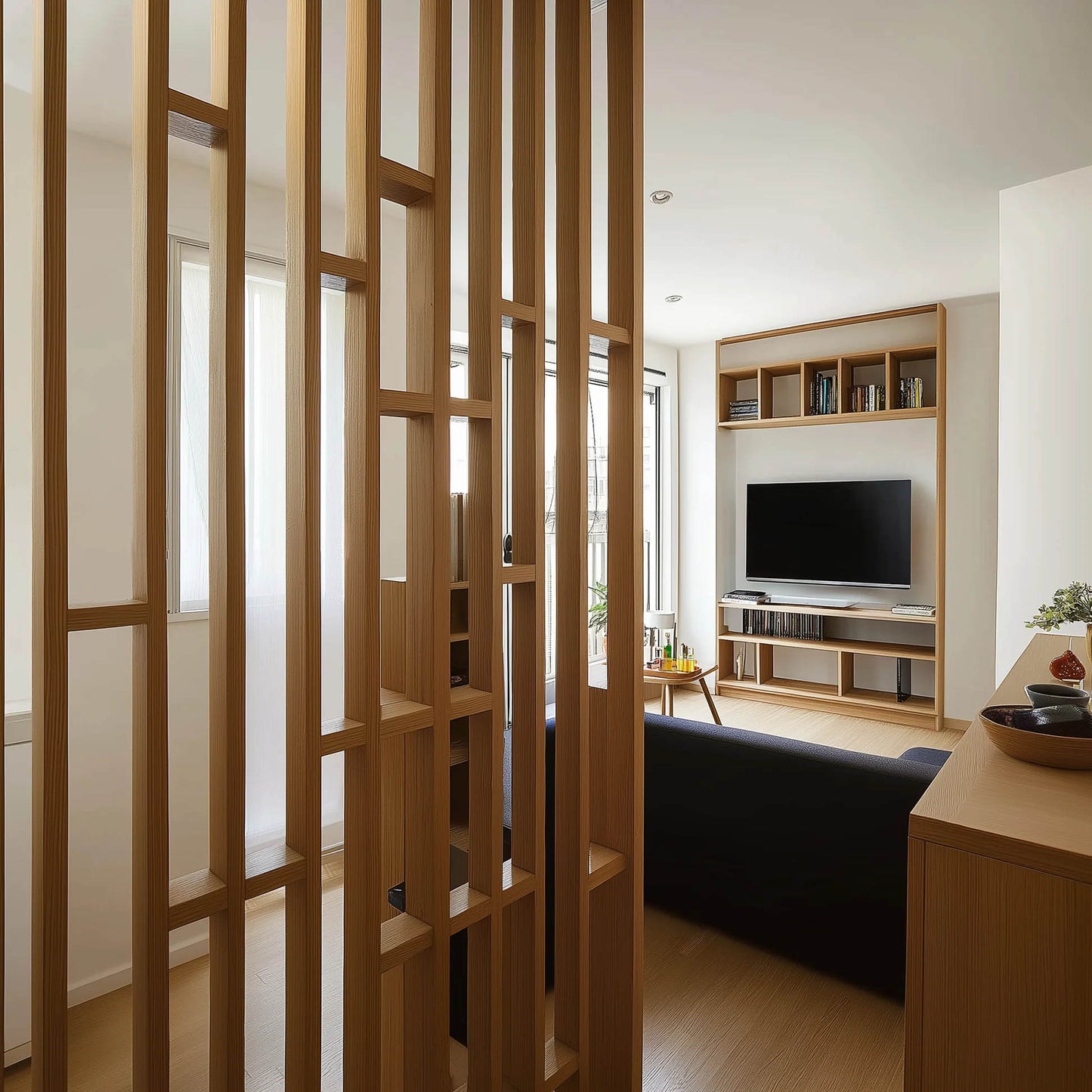 wood slat wall