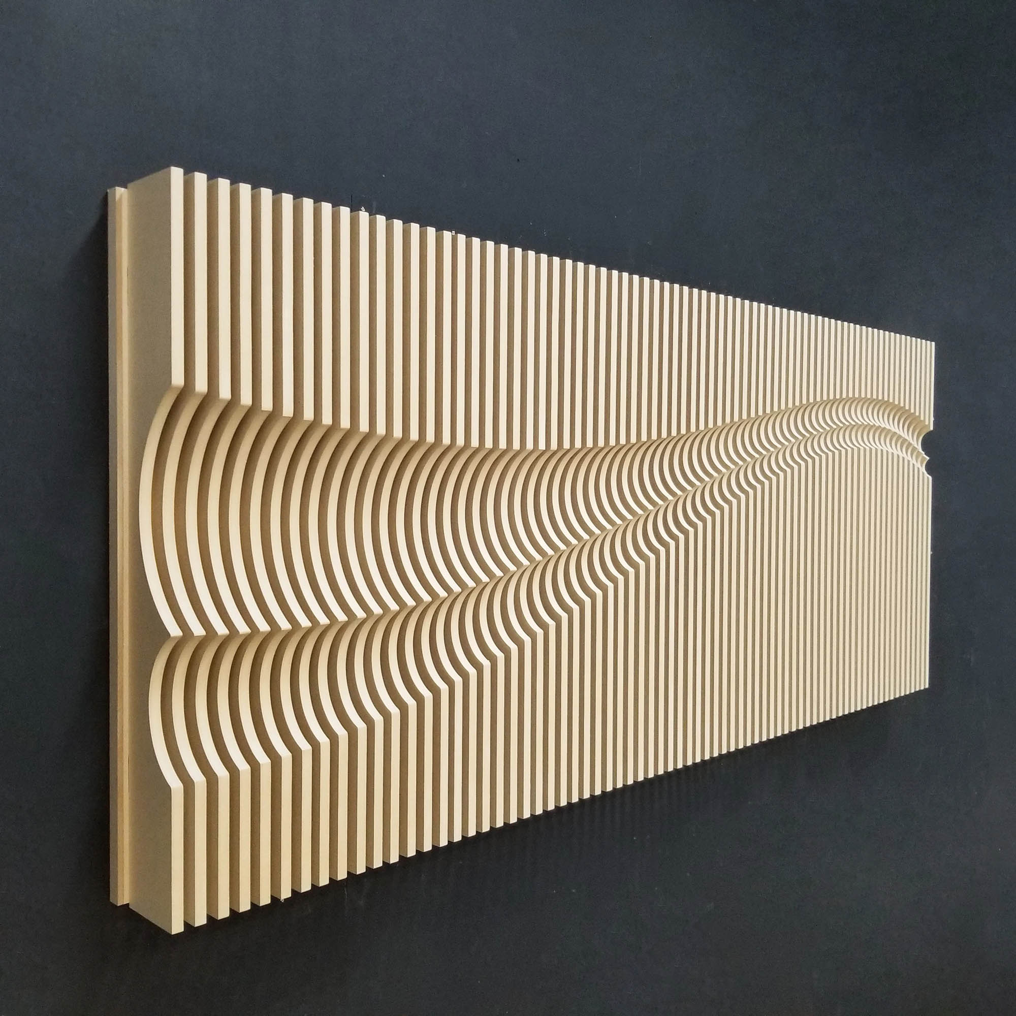 Parametric wall art for Luxury Hotel Suites design