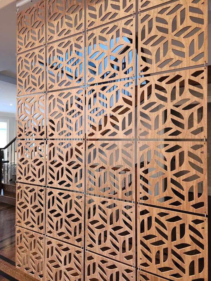 Walnut Veneer Hanging Tiles