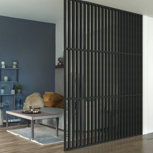 Customizable Slatted Partition Wall