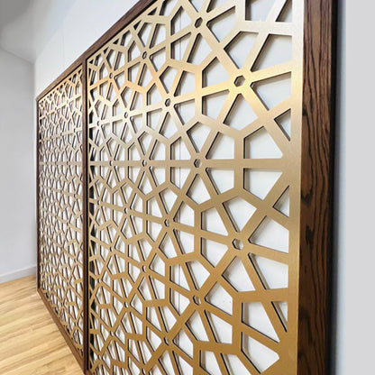 Bronze Partition Wall, Indoor Privacy Screen