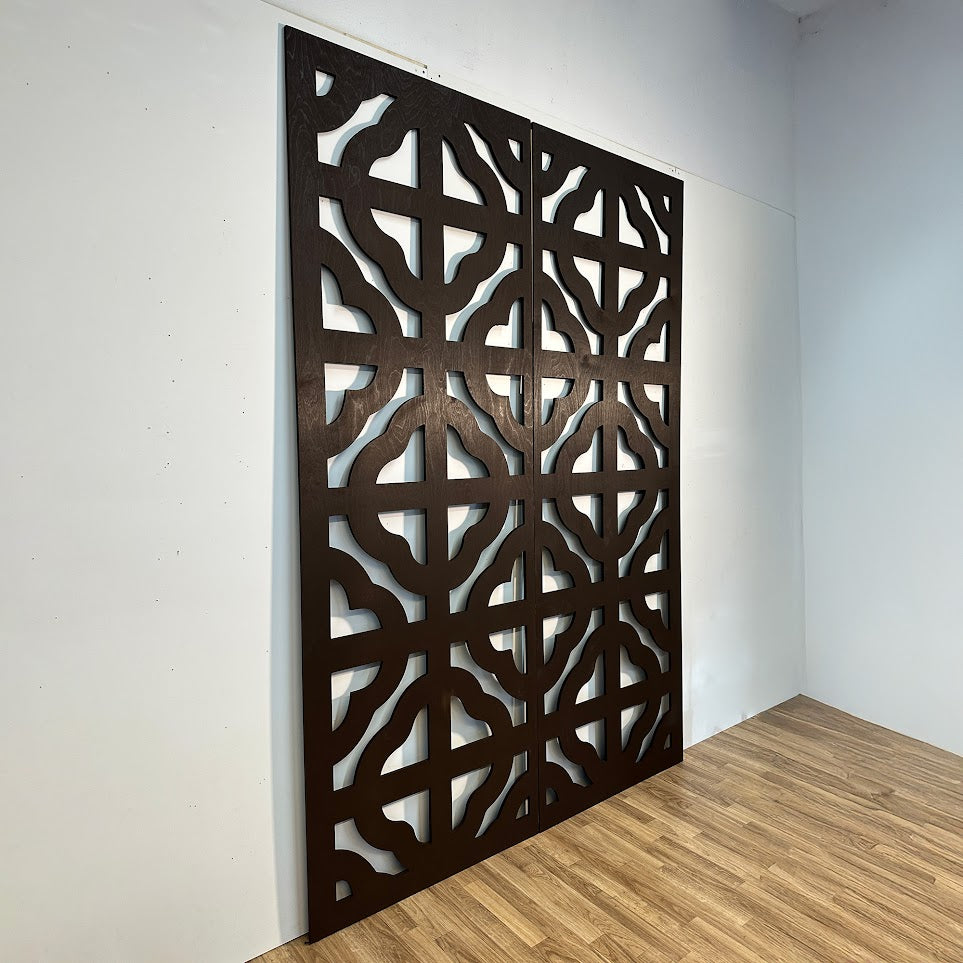 Dark Brown Privacy Divider