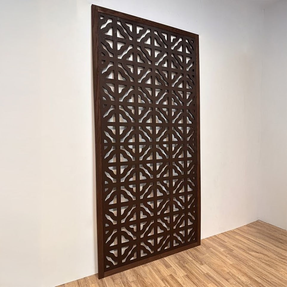 Dark Brown Privacy Divider