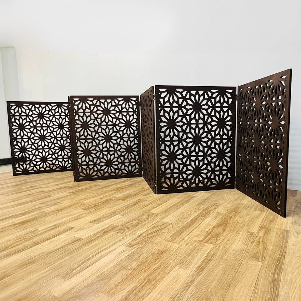 Dark Brown Privacy Divider