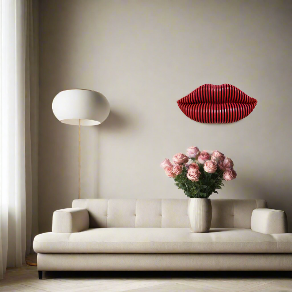 Wall Art, Parametric 3d lip, lip wall art, parametric lip shape, Parametric 3d lips, lips wall art, lip wall art, lip 3d art