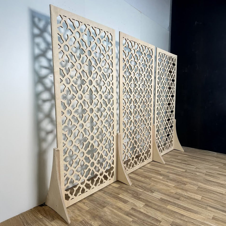 Plywood Room Dividers and  Privacy Screen