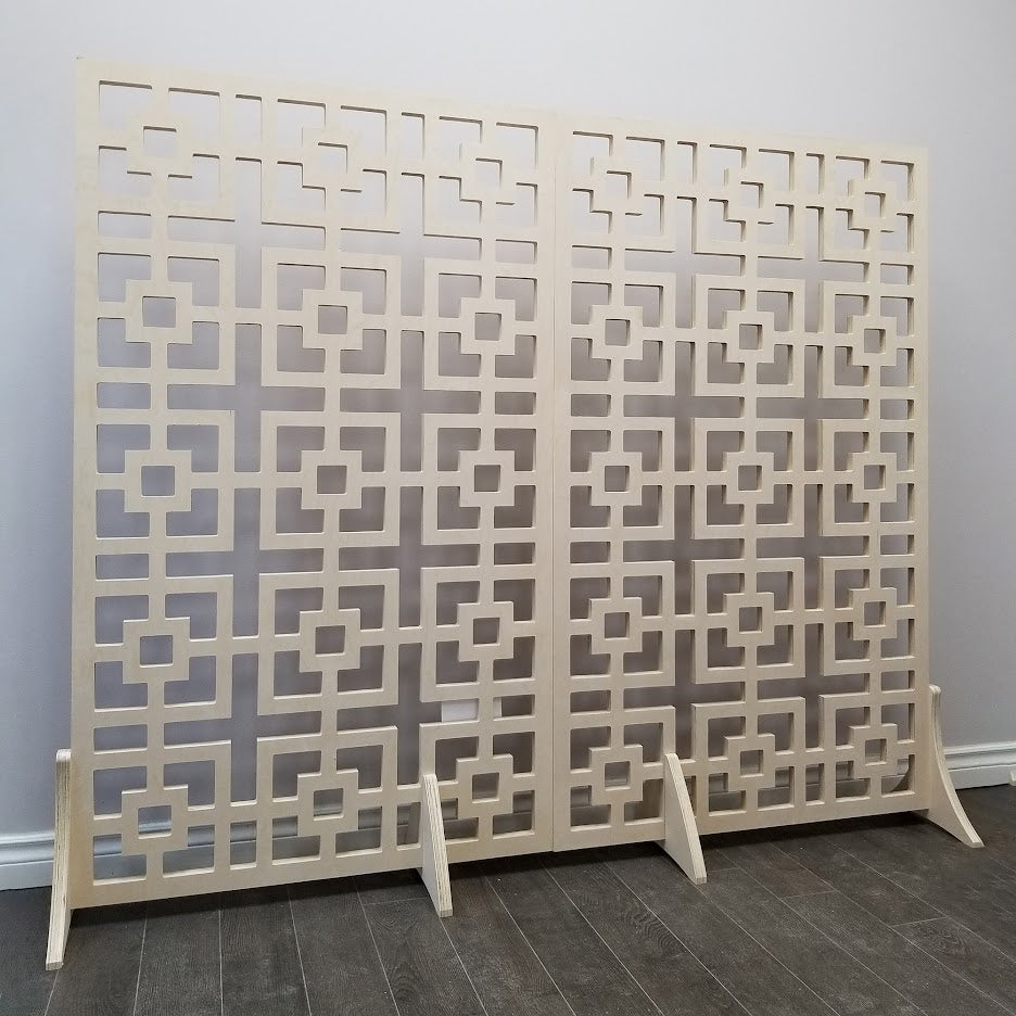 Plywood Room Dividers and  Privacy Screen