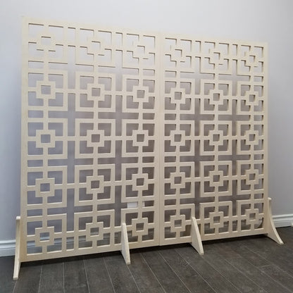 Plywood Room Dividers and  Privacy Screen