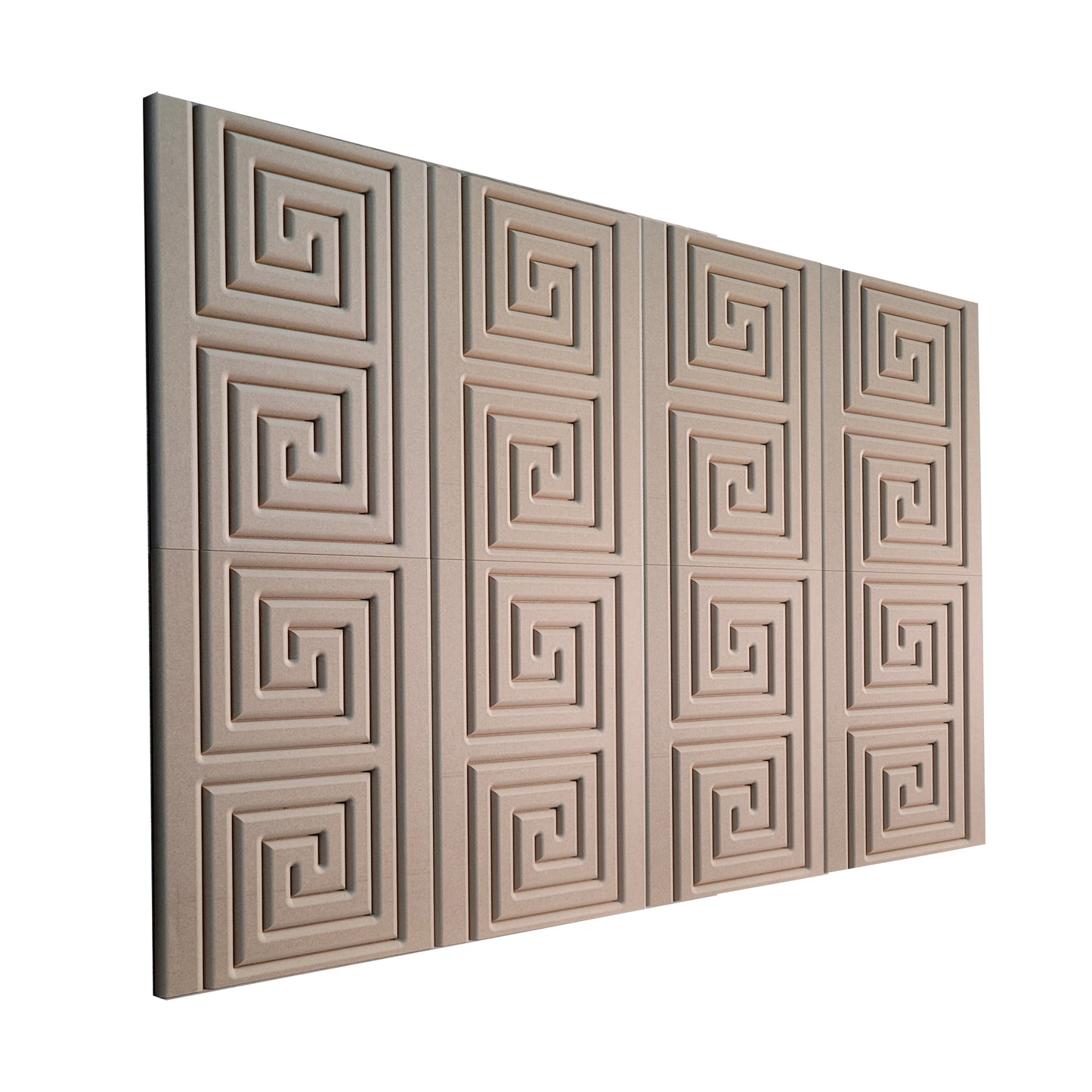 Panneau MDF acoustique 3D, mur d'accent en bois 3D