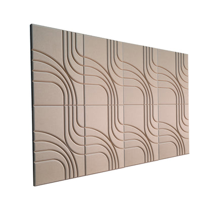 Acoustic 3D MDF Panel, 3D Wooden Accent Wall