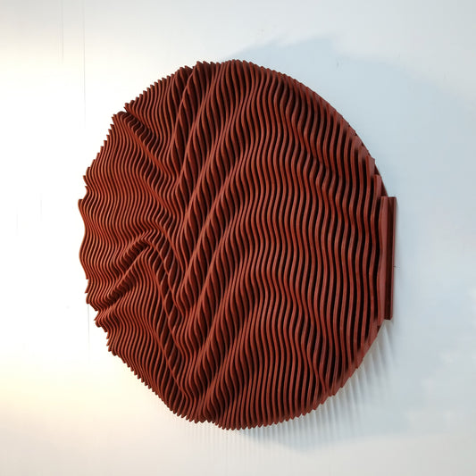 Anneau 3D Parametric Wall Art, Geometric 3D Art 1/4"