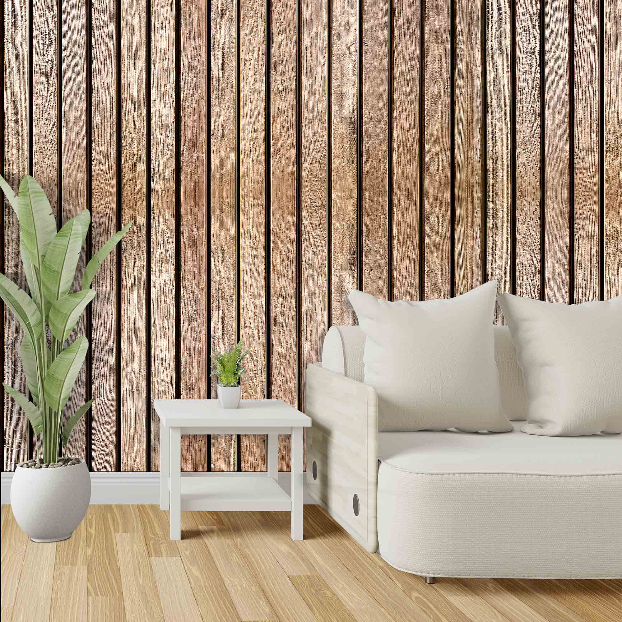 2024 Amazing TV Panel Wood Slat Wall , Vertical wood slat