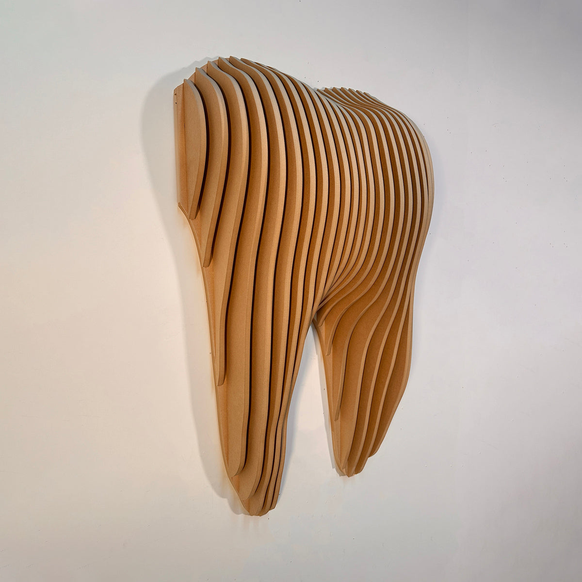 3D parametric tooth wall decor