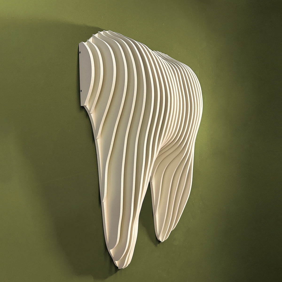 3D parametric tooth wall decor