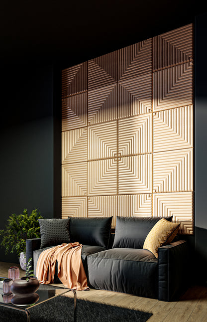 Silence & Style in One: The Acoustic Diamond 3D Wall Panel
