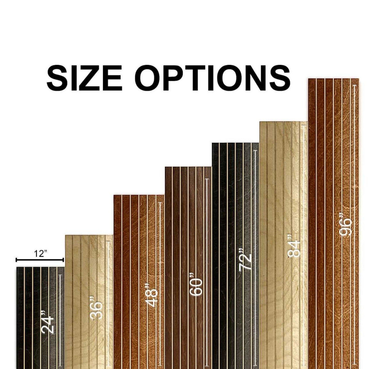 Wood shop slat sizes